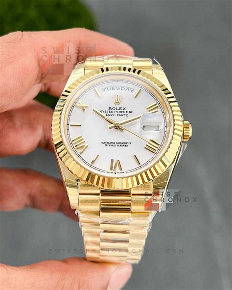 used mens gold rolex watch|rolex day date 40 yellow gold.